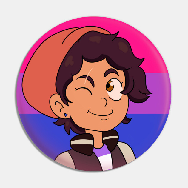 Luz Noceda Bisexual The Owl House Pin TeePublic