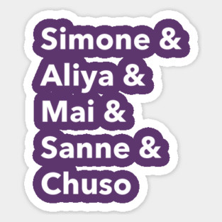 Grown-Ass WAG (Dark) Sticker