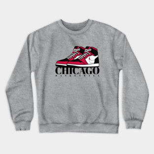 Chicago Basketball Sneakers Crewneck Sweatshirt