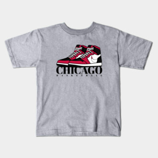 Chicago Basketball Sneakers Kids T-Shirt