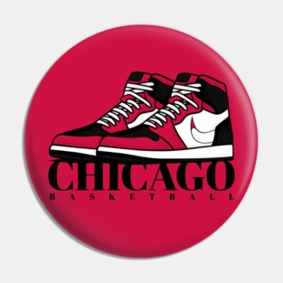 Chicago Basketball Sneakers Pin