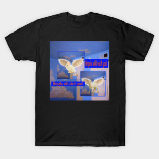 Angels will visit you - Weirdcore, internet nostalgia, dreamcore T-Shirt
