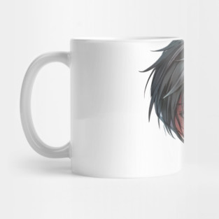 Grey Hair Anime Boy Mug