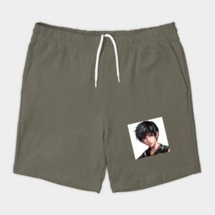 Grey Hair Anime Boy Shorts