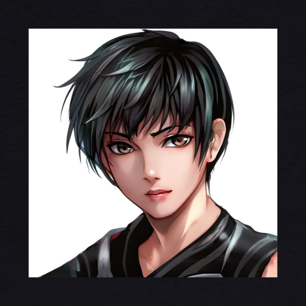 Grey Hair Anime Boy by animegirlnft