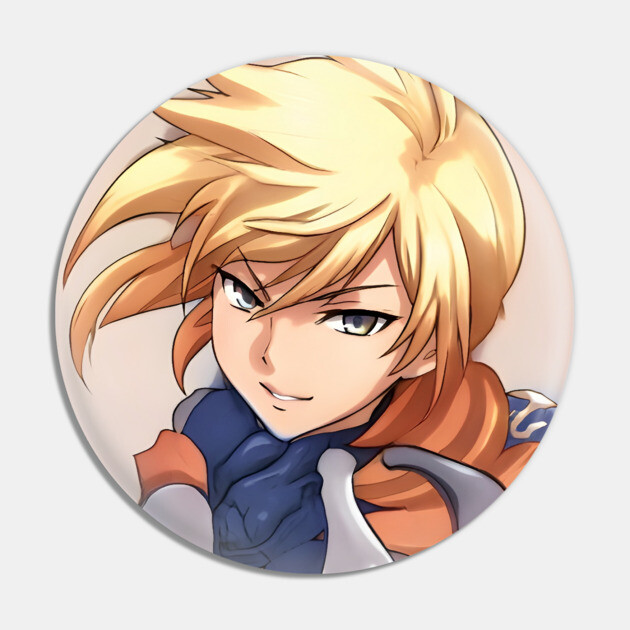 Blonde Hair Anime Boy Pin by animegirlnft