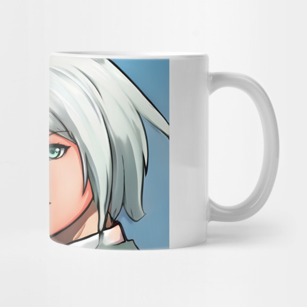 White Hair Anime Girl by animegirlnft