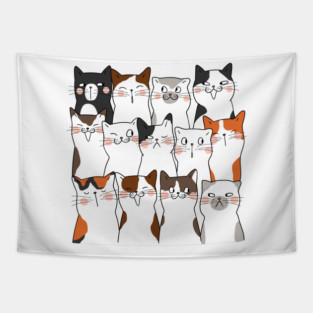 cats and kittens Tapestry