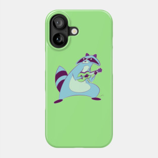 Ukulele Raccoon by IAMO Phone Case