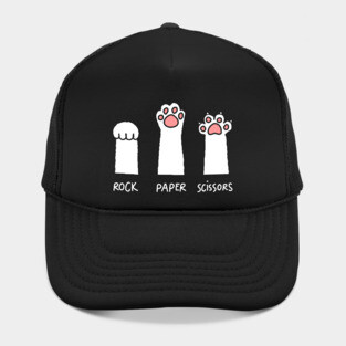 Rock Paper Scissors: Funny cat Hat