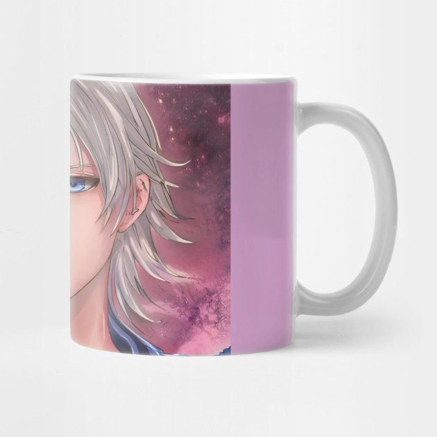 White Hair Anime Boy by animegirlnft