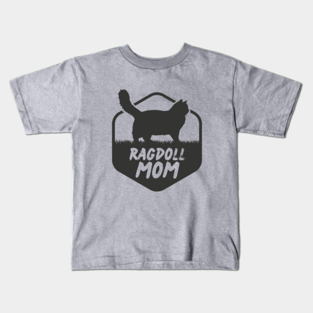 Ragdoll Cat Mom Gift Kids T-Shirt by The WYLD Tribe
