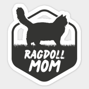 Ragdoll Cat Mom Gift Sticker