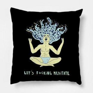 Let's meditate Pillow