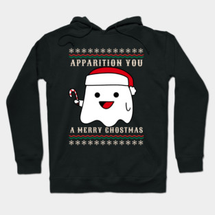 Apparition You A Merry Ghostmas - Merry Christmas Ugly Sweater Hoodie