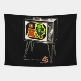 Ghost Host Theatre Horror Movie WBFF Baltimore Tapestry