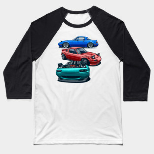 MX5 Miata NA Baseball T-Shirt