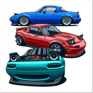 MX5 Miata NA Posters and Art