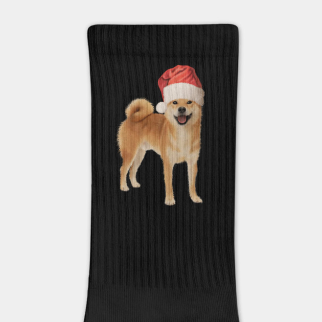 Funny Shiba Dog, Santa Hat, Xmas by logiamerch