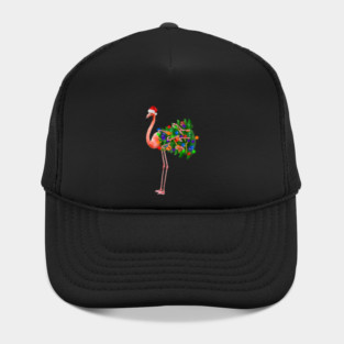 Flamingo Christmas Lights, Xmas Tree, Santa Hat Hat