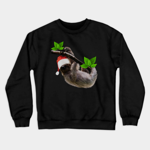 Funny Soth, Xmas Santa Hat, Christmas Animal Crewneck Sweatshirt by logiamerch
