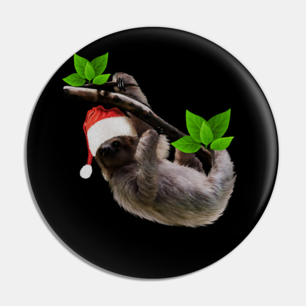 Funny Soth, Xmas Santa Hat, Christmas Animal Pin by logiamerch