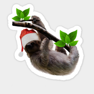 Funny Soth, Xmas Santa Hat, Christmas Animal Sticker