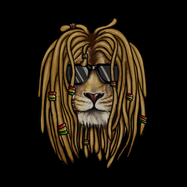 African Rasta lion, Dreadlocks by logiamerch