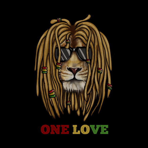 African Lion, Rasta Love, Jamaica, Reggae by logiamerch