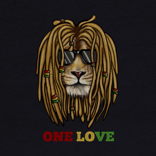 African Lion, Rasta Love, Jamaica, Reggae by logiamerch