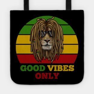 Rasta Lion, Good Vibes, African Tote