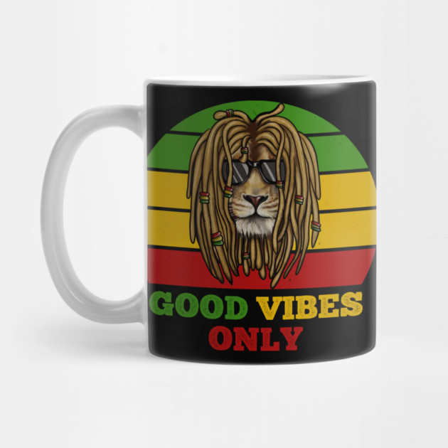Rasta Lion, Good Vibes, African by logiamerch