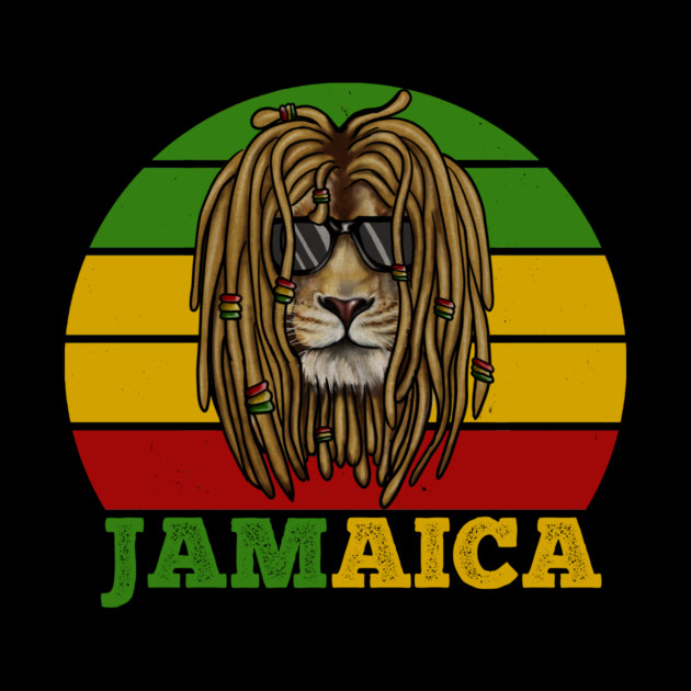 Jamaica Rasta, African Lion, Jamaican by logiamerch