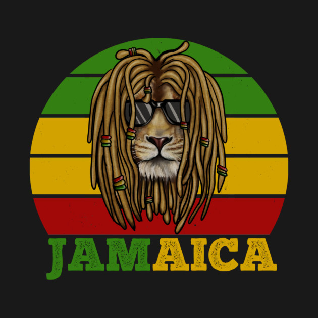 Jamaica Rasta, African Lion, Jamaican by logiamerch