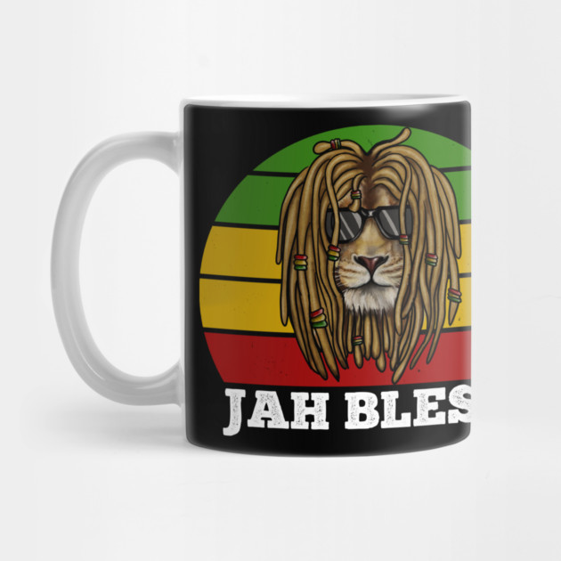 Jah Bless, Jamaica, Rasta African Lion by logiamerch