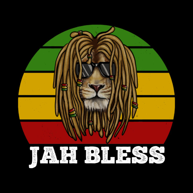 Jah Bless, Jamaica, Rasta African Lion by logiamerch