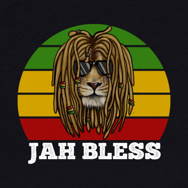 Jah Bless, Jamaica, Rasta African Lion by logiamerch