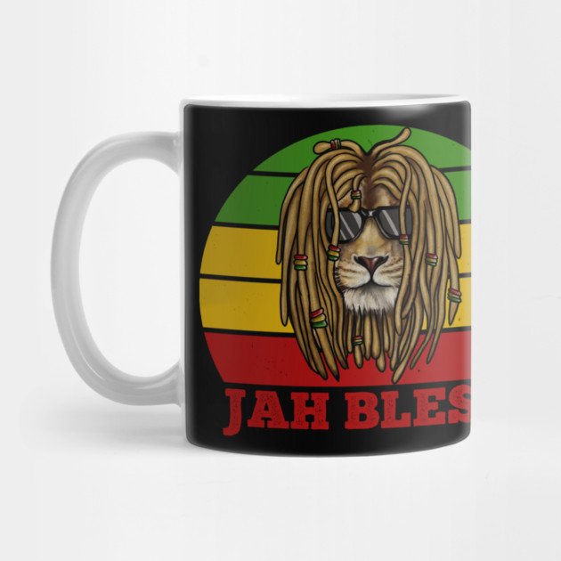 Jah Bless, Jamaica, Rasta African Lion by logiamerch