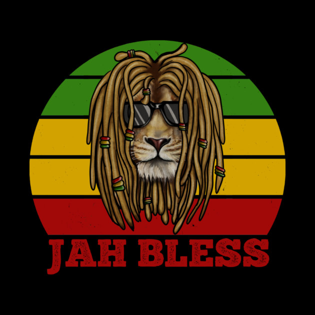 Jah Bless, Jamaica, Rasta African Lion by logiamerch