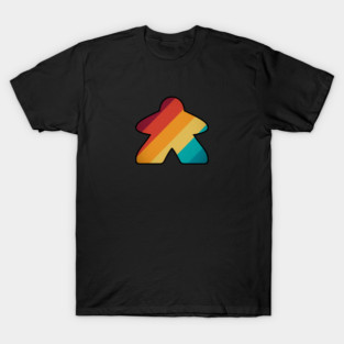 Colored Meeple T-Shirt