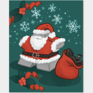 Santa Meeple Posters and Art