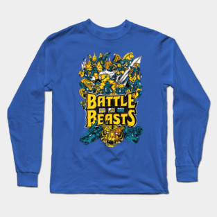 Battle Beasts!! Fire! Water! Wood!! Long Sleeve T-Shirt