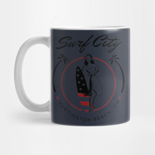 Surf City California Mug