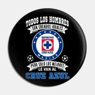 Playera Maquina Celeste de Cruz Azul los Mejores le van a Cruz Azul Futbol Soccer Mexicano Pin