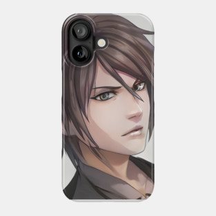 Grey Hair Anime Boy Phone Case