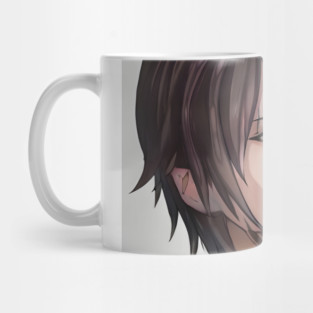 Grey Hair Anime Boy Mug