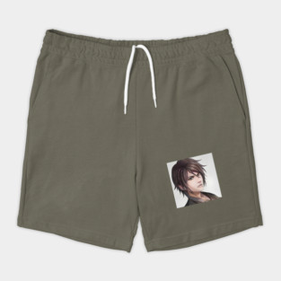 Grey Hair Anime Boy Shorts