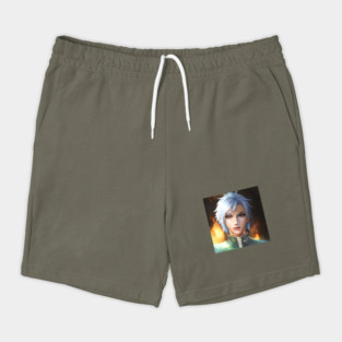 White Hair Anime Boy Shorts