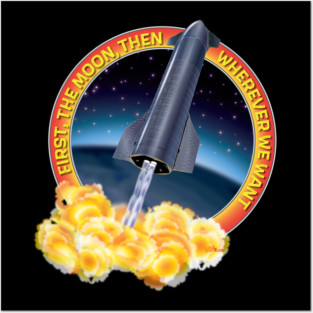 Starship Blastoff Posters and Art