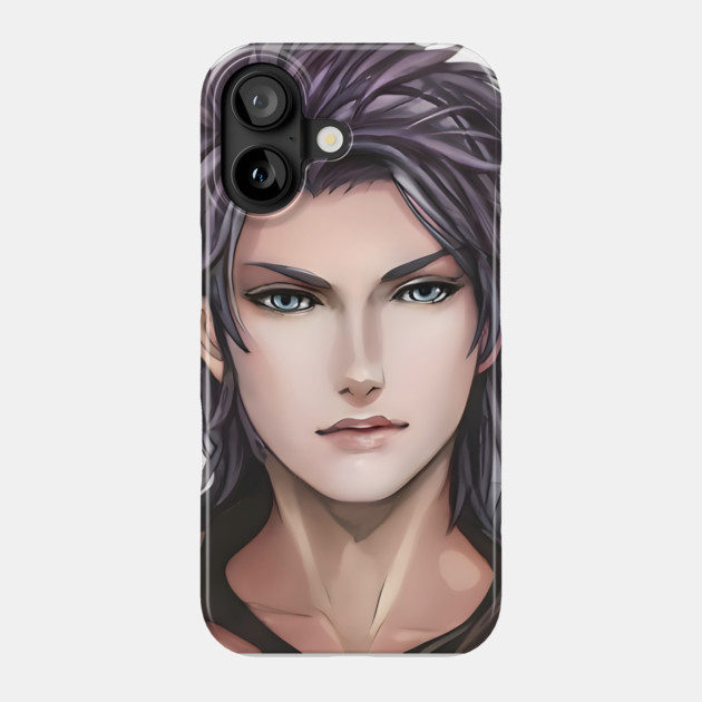 Brown Hair Anime Boy Phone Case by animegirlnft